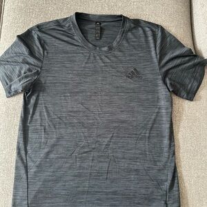 Adidas Gray Short Sleeve Tee Minimalist Design